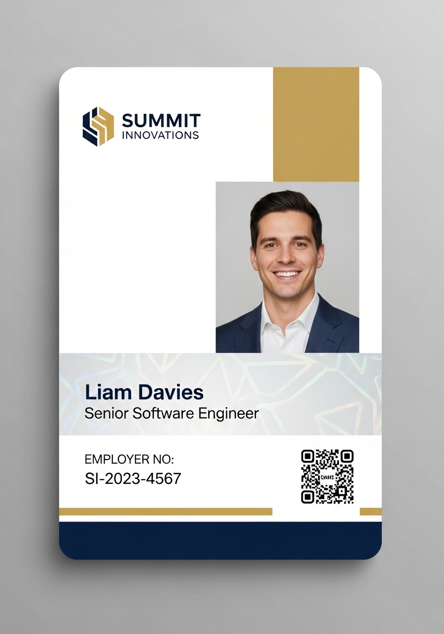 Crachá Corporativo em PVC