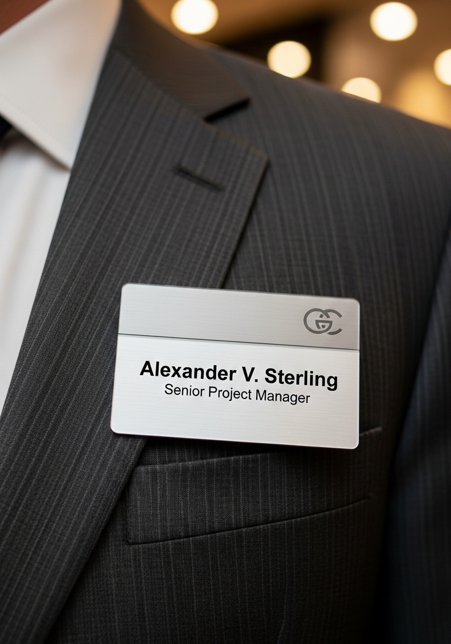 Crachá Corporativo Personalizado.