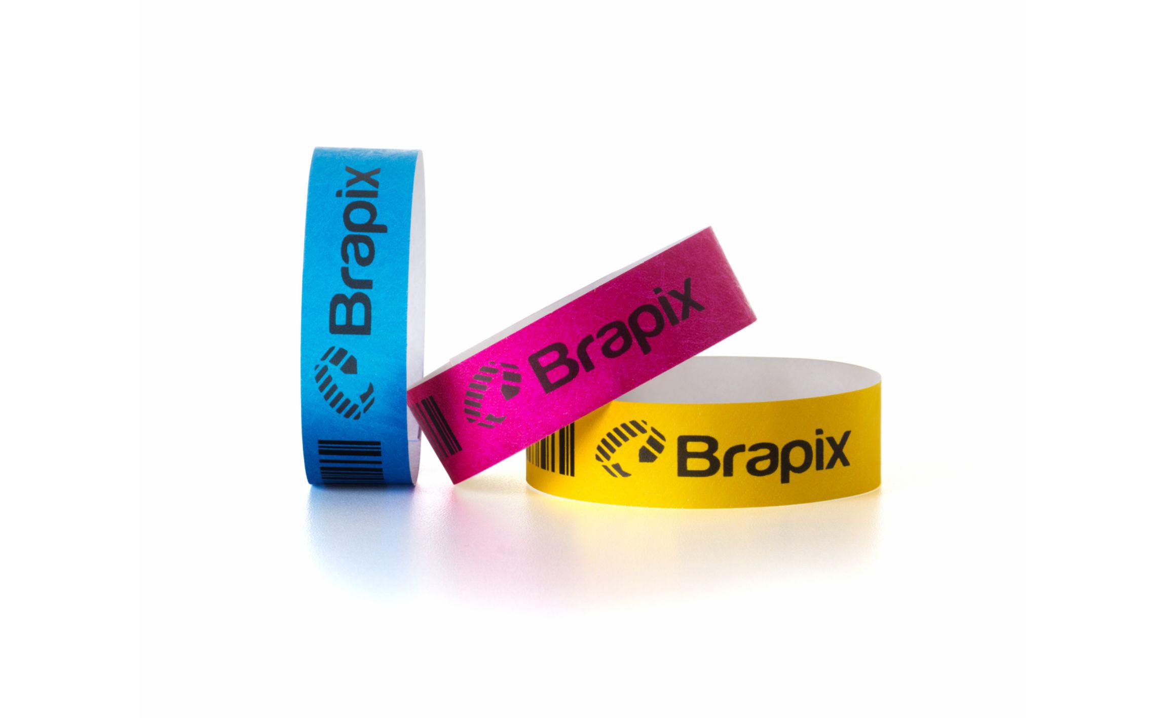 Pulseira Tyvek Resistente e Descartável.